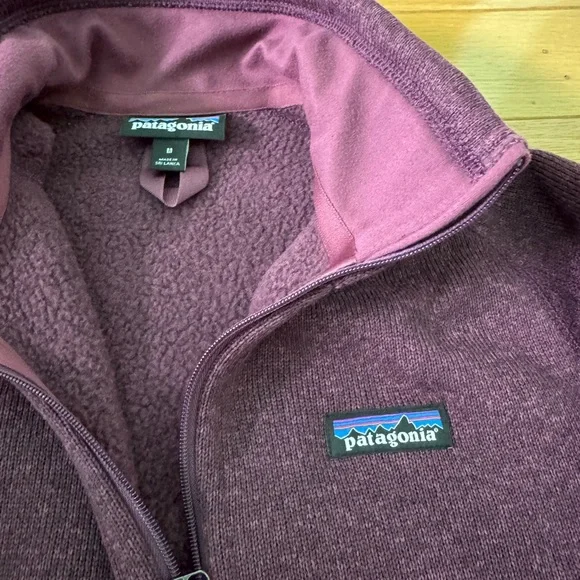 Women’s Patagonia Maroon Better Sweater Jacket Medium - Picture 2 of 6